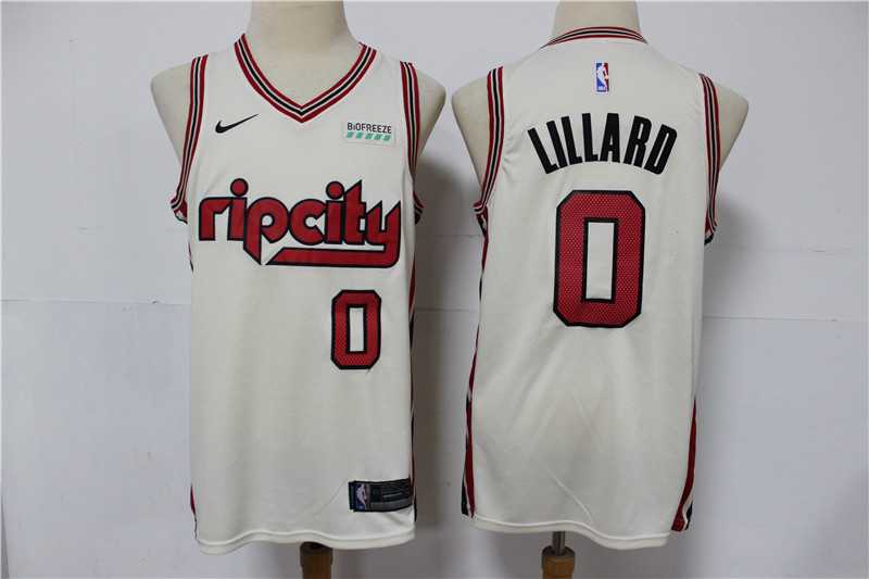 Blazers 0 Damian Lillard Cream 2019-20 Nike Swingman Jersey,We sell and wholesale Blazers 0 Damian Lillard Cream 2019-20 Nike Swingman Jersey on line form chian!
